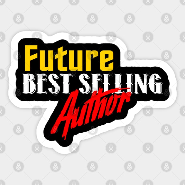 Future Best Selling Author Sticker by woodsman